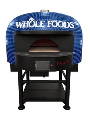 Whole Foods rotating pizza oven from Marra Forni image
